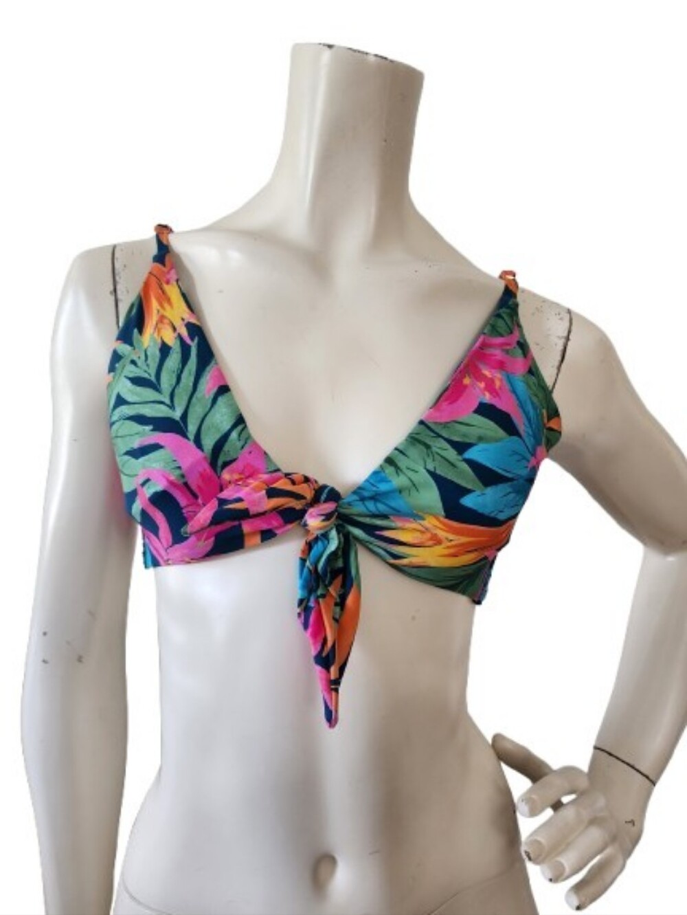 Shade & Shore Bikini Top Womens XS Tropical Floral